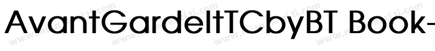 AvantGardeItTCbyBT Book字体转换